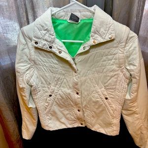 White Nike Jacket Or Unzip Sleeves For A Vest Size S